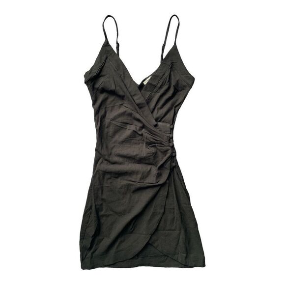 NWOT FREE PEOPLE INTIMATELY BLACK DYLAN BODYCON MINI DRESS XS - Picture 5 of 12
